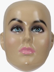 Cabeça Feminina Modelo Plus Size Careca