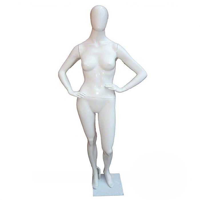Manequim De Fibra Feminino Carol Branco (Sem Base)