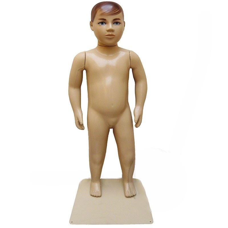 Manequim Bebê de Plástico Masculino Bege (Sem Base)