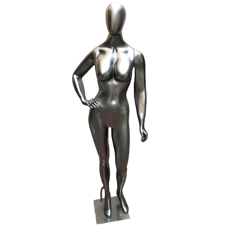 Manequim De Fibra Feminino Com Pose Chumbo (Sem Base)