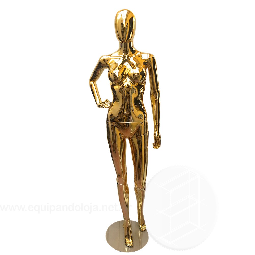 Manequim Feminino Isa Importado Dourado
