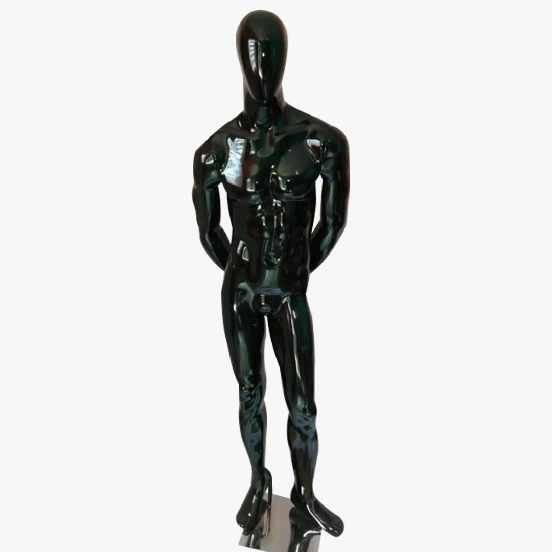 Manequim Masculino de Fibra Braços para Trás (sem base)