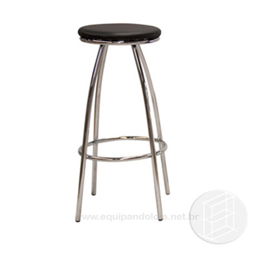 Banqueta Moderna Cromada