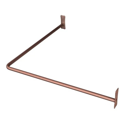 Provador L Canto Rose Gold de Parede para Loja