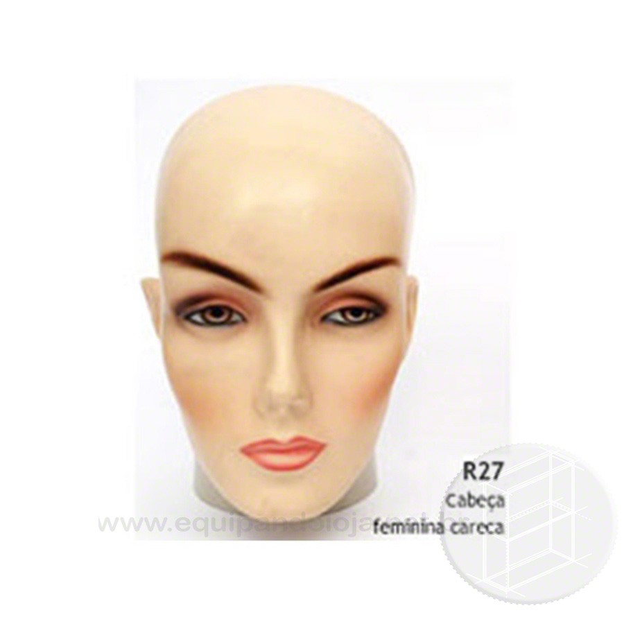 Cabeça Feminina Careca