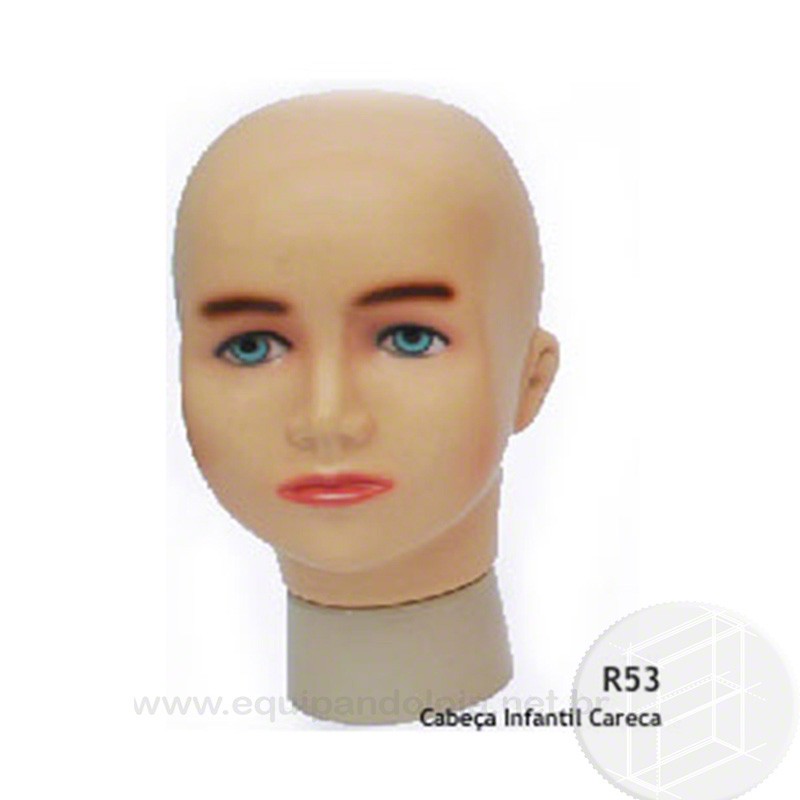 Cabeça Infantil Careca