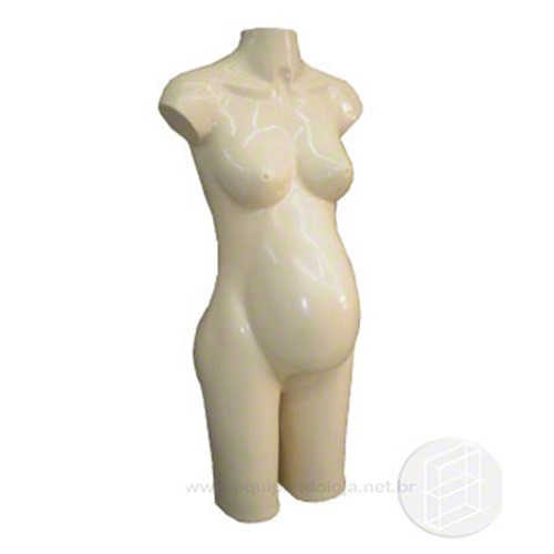 Busto Expositor Gestante Bege